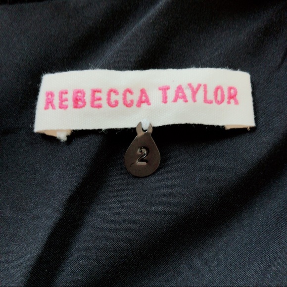 Rebecca Taylor Blue Striped Tweed Dress Size 2 - Picture 5 of 7